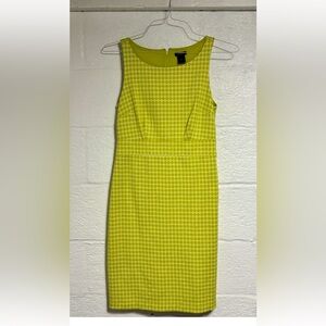 Ann Taylor A-Line Dress Sleeveless Empire Waist Green XS Petite